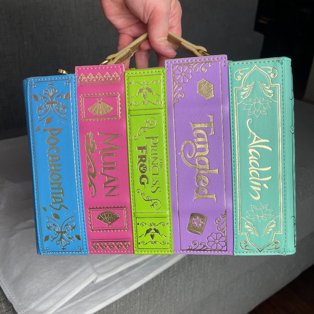 Stitch Shoppe by Loungefly Disney Princesses Books Volume 2 Crossbody Bag